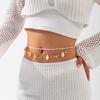 Starfish Shell Waist Belly Chain for Women Summer Beach Sexy Beaded Body Chain Vacation Jewelry Accessories Gift