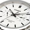 Casio Simple Watch Silver X White Overseas Model Multi-Calendar Men's MTP-E335D-7EV