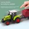 Transport Pulverizer Model Inertia Car Plastic Engineering Car High Quality Farm Tractor  Gifts