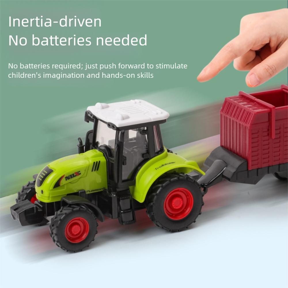 Transport Pulverizer Model Inertia Car Plastic Engineering Car High Quality Farm Tractor Gifts