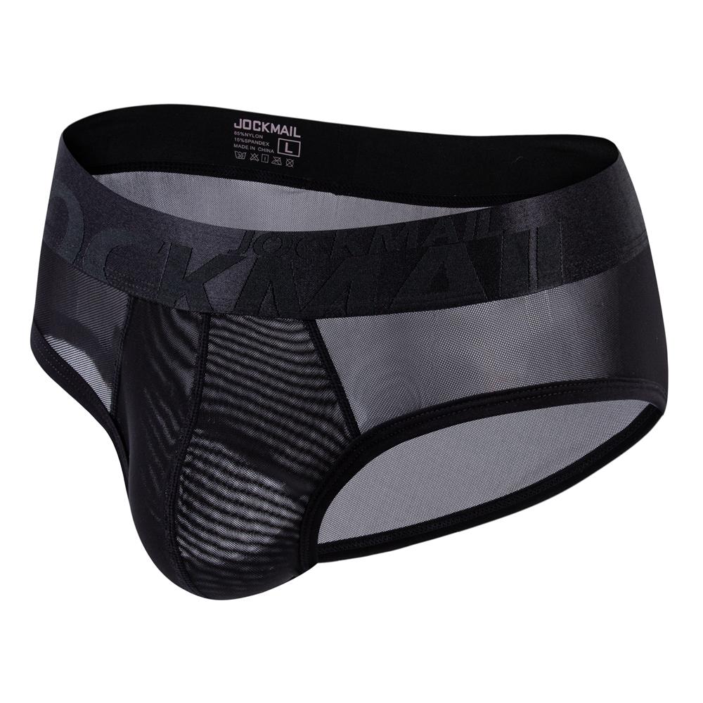 Briefs JOCKMAIL Ultra Thin Mesh Breathable Low Waist Men's Underwear