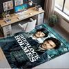 Sherlock Holmes Printed Carpet,Rug,for Office Chair Living Room Bedroom Kitchen Room Decor Gifts.