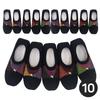 Arnold Palmer Women's No-Slip Footwear Non-Slip Fake Socks Gift Set of 10 Pairs Made In Korea