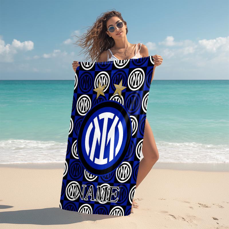 Personalized Wolves Crest Badge Beach Towel Microfiber Beach Towel Thin Absorbent for Beach Swimming Yoga Bath Sports. 0910115