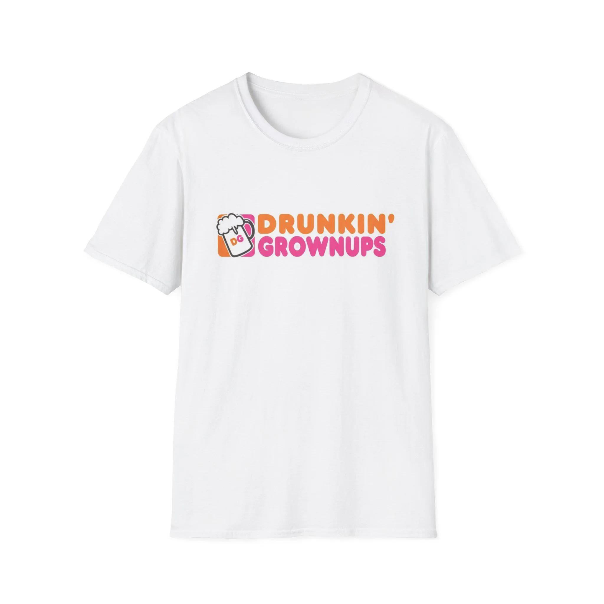 2026 New For Drunkin Grownups Tshirt Funny Beer Lover Graphic Tee Adult Humor Party Short Sleeve Oneck Casual Summer Shirt L