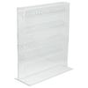 Clear Multilayer Jewelry Holder Acrylic Earring and Necklace Display Board Transparent Accessories Storage Organizer