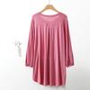 Women Plus Size V-Neck Tshirt Loose Casual Summer Top Modal Solid Color Tee Comfortable XL To 8XL T-Shirt