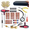 Kit de Reparación de Neumáticos de Coche Nuevo Herramientas de Tapón de Pinchazo Tiras de Neumático de Emergencia para Neumático Universal Kit de Herramientas de Reparación con Pegamento