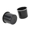 2 Pcs Recessed Black Cup Holder with Silver-plated Edges 73mm Can Holder 2.87 Inch Drink Holder Couch