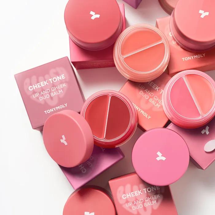 Cheek Tone Lip & Cheek Duo Balm 4.8g 01 Bunny Pink