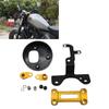 Motorcycle Gauge Odometer Speedometer Forward Relocation Bracket Mount+Gold Handlebar Top Clamp For HONDA Rebel CMX 300 500