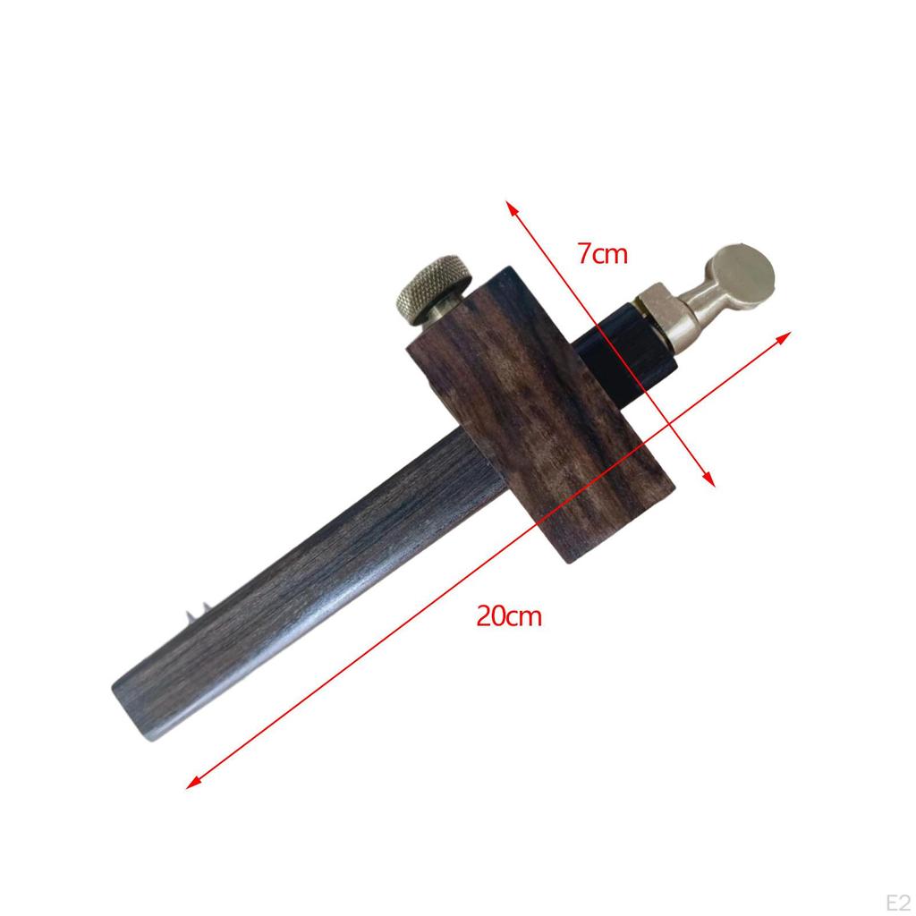 Wood Marking Gauge Scribe Mortise With Brass Screw Measuring Tool