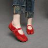 Fashion Cross Strap Tabi Hollow Flat Shoes Women Mary Jane Slip-on Split Toe Ballet Flats Trainers 2025 Summer Outdoor Walking Sneakers