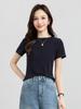 Yi Fei Women's Slim Fit Age-Reducing T-Shirt – Petite & Regular Short Sleeves