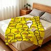 Art C-Cute Y-Yellow D-Duck Throw Soft Warm Flannel Fleece Throw Blanket for Sofa Bed Travel Home