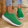 Fashion Shoes Fashion Sneakers Women Walking Women Casual Shoes Flat Platform Sneakers Sock Chunky Sneakers Slip on Shoes Woman Mujer