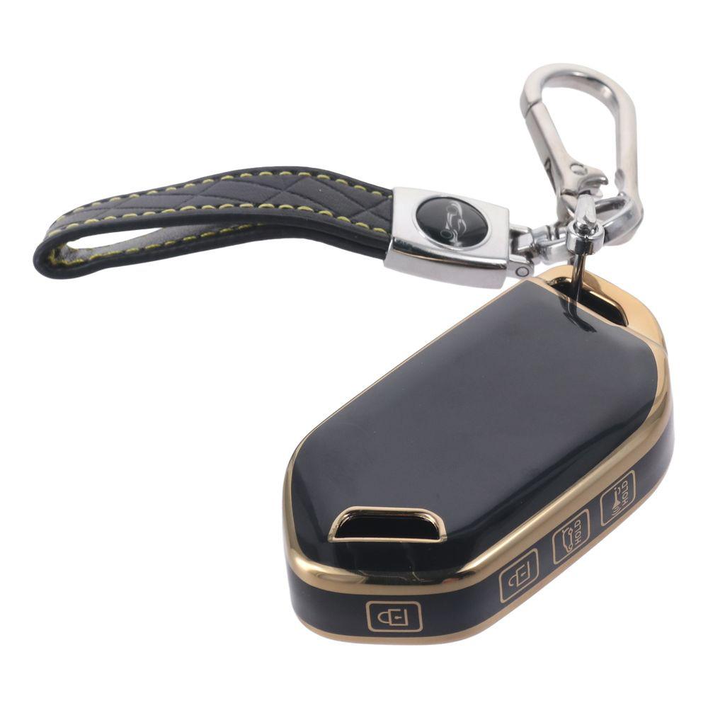 

Чехол для брелока из ТПУ для Kia Защитная крышка для ключей на 360°, совместимая с Kia Telluride 2023/2024