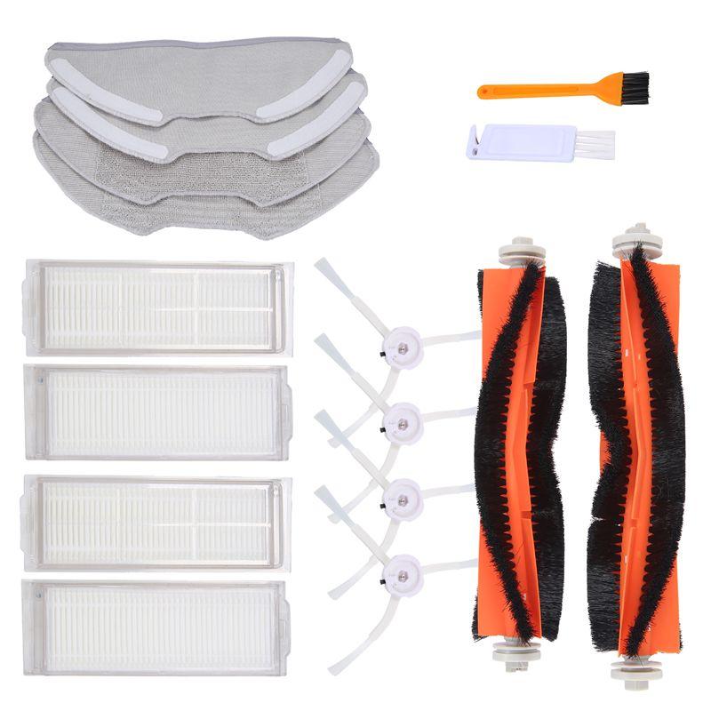 AEE4-For Xiaomi Mi Robot Vacuum-Mop 2 Lite / Pro / MJSTL / MJST1SHW Robot Vacuum Spare Parts Main Side Brush Hepa Filter