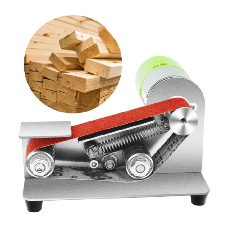 Belt Sander 15 Degree Electric Belt Sander Adjustable Speed Benches Belt Grinder for Metal Working Cutter Making Crafting