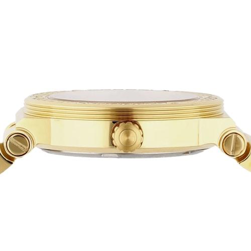 Versace Greca Logo Watch, Red Dial, Stainless Steel, Sapphire Crystal, Quartz Movement, 27mm, VEZ100621, Women's