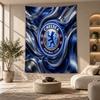 Decorative Tapestry,Chelsea FC Printed Wall Art, Lightweight Wall Hanging For Bedroom Background