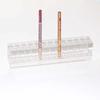 Clear 24 Slots Acrylic Eyeliner Lip Liner Pencil Holder Makeup Display Stand Organizer Makeup Brushes Shelf Cosmetic Storage Box
