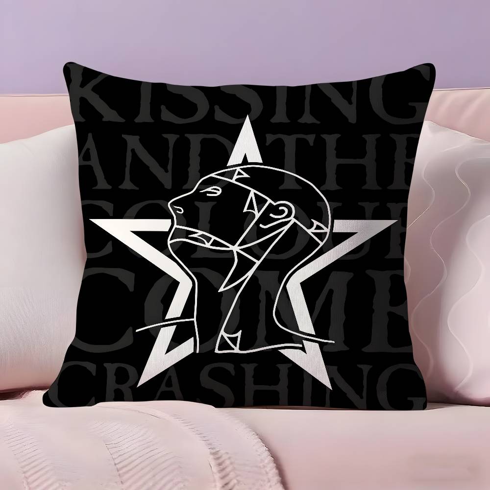 The S-Sisters Of M-Mercy Band Pillow Case Pillowcase Ultra Soft Skin Friendly Fabric Cloud Like Comfort & Concealed Zipper
