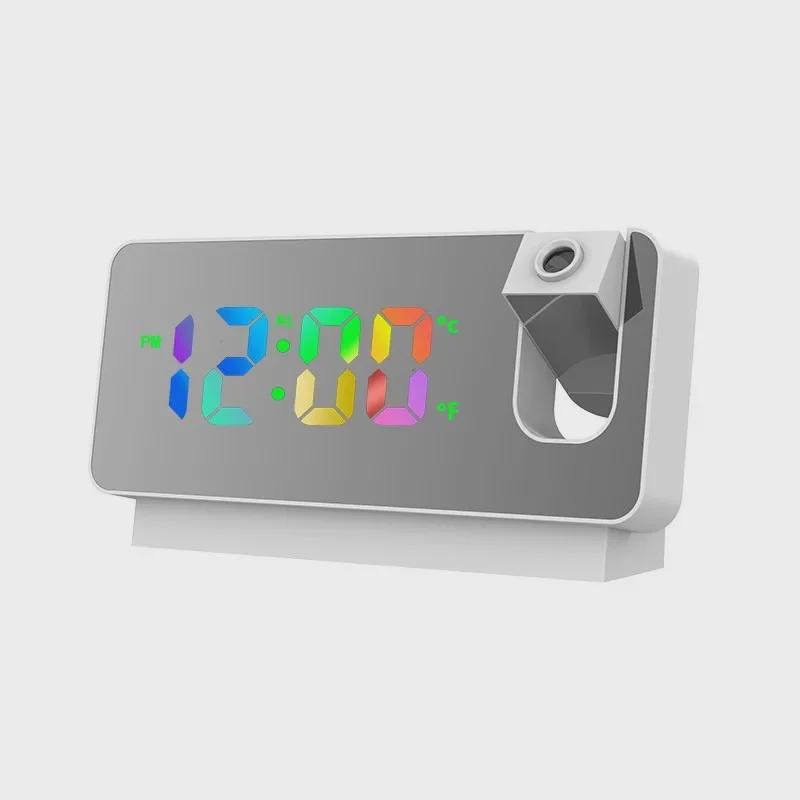 Smart LED Projection Alarm Clock with Temperature and Calendar