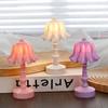 Retro Bedroom Desk Lamp Creative Flower Shape Night Light New Table Lamp