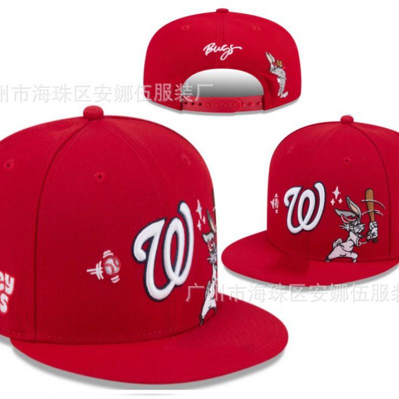 Embroidered Flat Brim Baseball Cap Men Women Team Style Breathable Sun Hat