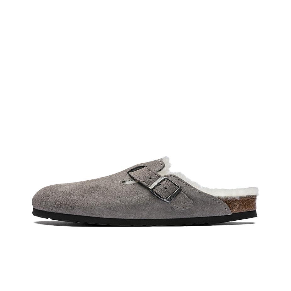 Birkenstock Boston Aitas Vilnas Zamšādas Akmens
