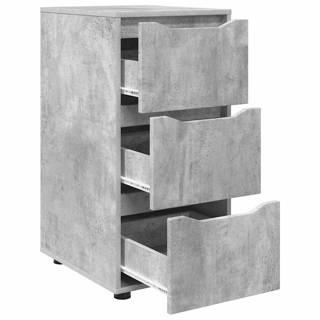 Storage Cabinet Concrete Grey 40 x 48 x 81 cm Engineered Wood