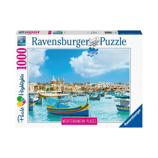

R149780 Средиземноморский остров Мальта, 1000 деталей, разные цвета Пазл, детские игры, развивающие игрушки
