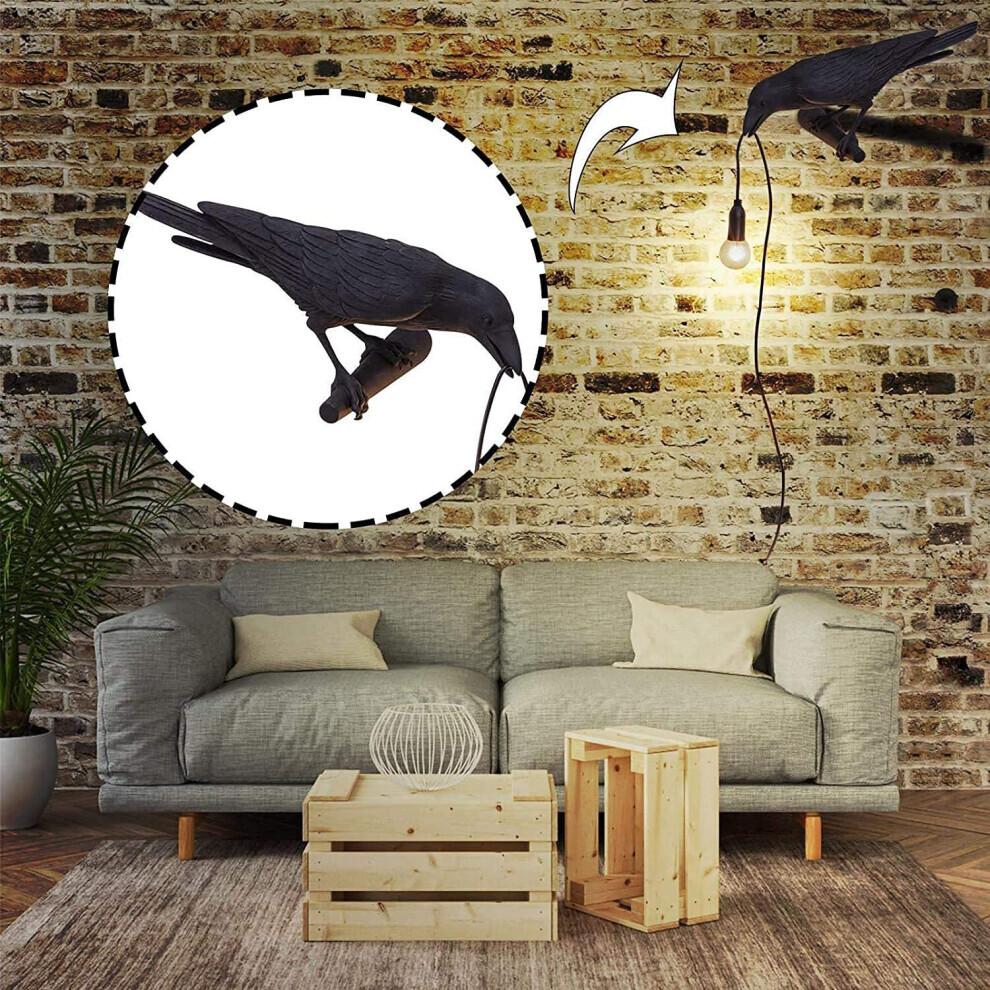 Bird Lamp Table Lamp Playing Raven/Applique, Modern Table Light, Bird Desk Lamp, Table Lamp Mordern Art Deco Table Lamps Bedside