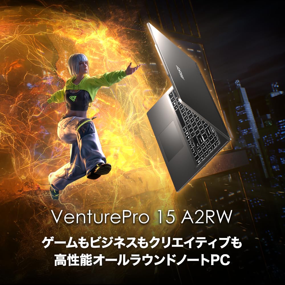 Core 7 RTX 5060 MSI VenturePro15 Business Full HD 7 240H 11 Powerful, Large-Screen & Screen Laptop/Gaming Laptop/16GB Memory/512GB SSD/15.6-inch