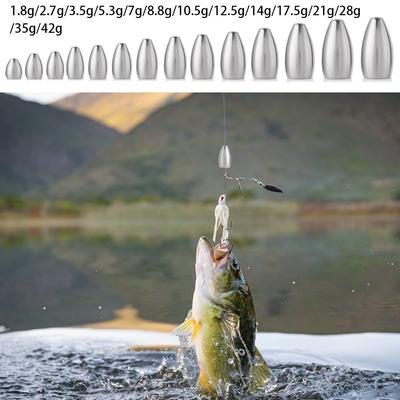 Drop Shot Weights Quick Release Casting Line Sinkers Fishing Tungsten Fall Sinker Hook Connector
