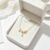 Elegant Star Necklace: Exquisite Natural Freshwater Pearl and Zirconia, High-End Clavicle Chain