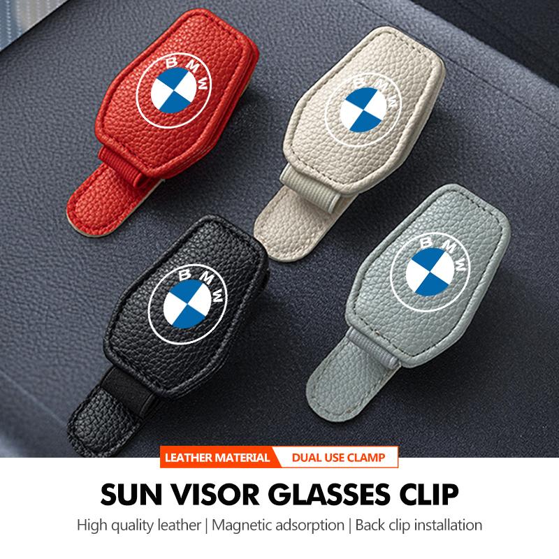 For BMW Car Sun Visor Glasses Holder Glasses Storage Clip Accessories E87 E70 E91 E30 G20 E92 E93 E60 E46 E90 G30 E53 X1
