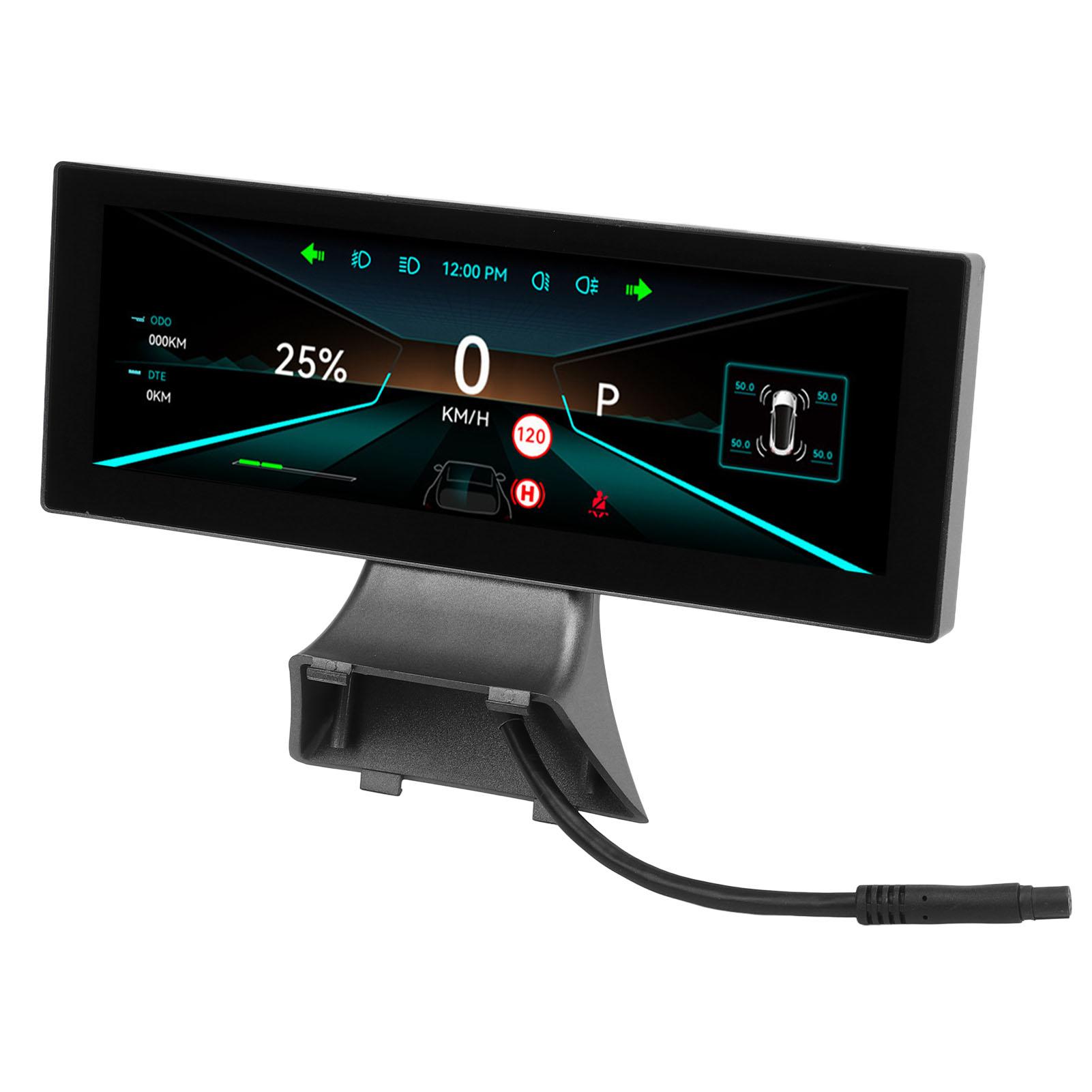 

8-дюймовый ЖК-экран с полным дисплеем, дисплей скорости, давления в шинах, пробега, замена для Tesla Model 3 Y