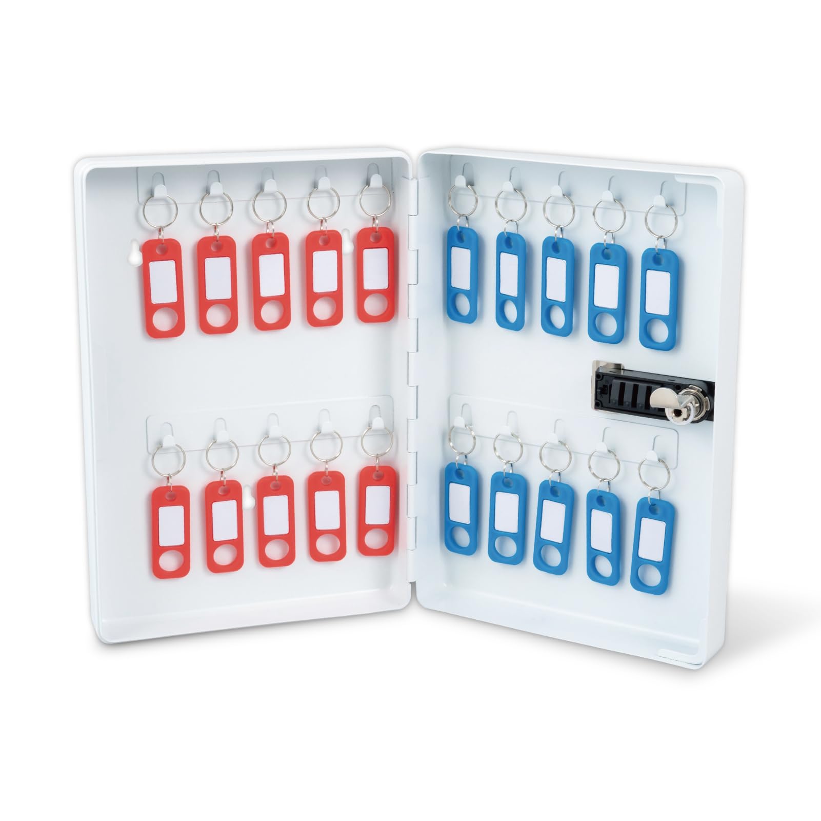 

Carl Office Key Box, Combination Lock, Holds 20 Keys, Key Case, Key Management, Wall-Mounted, PIN Code, CKB-CD20