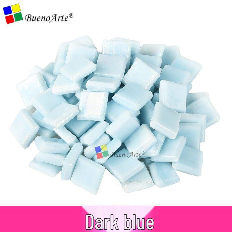 260 Stück 1 cm Transparente Eisjade Mosaik Glasperlen für DIY Kerzenhalter Basteln
