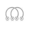 16g Lip Rings Stainless Steel Snake Bite Piercing Jewelry Labret Medusa Spiral Barbell Helix Earrings Horseshoe Septum Cartilage