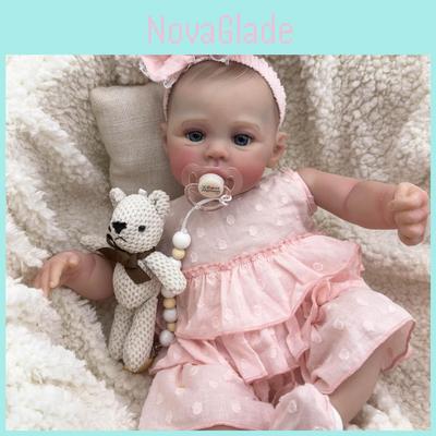 Silikon-Mädchenpuppe 49cm Mit Realistischer 3D-Wiesenhaut Für Sammler Und Als Geschenk