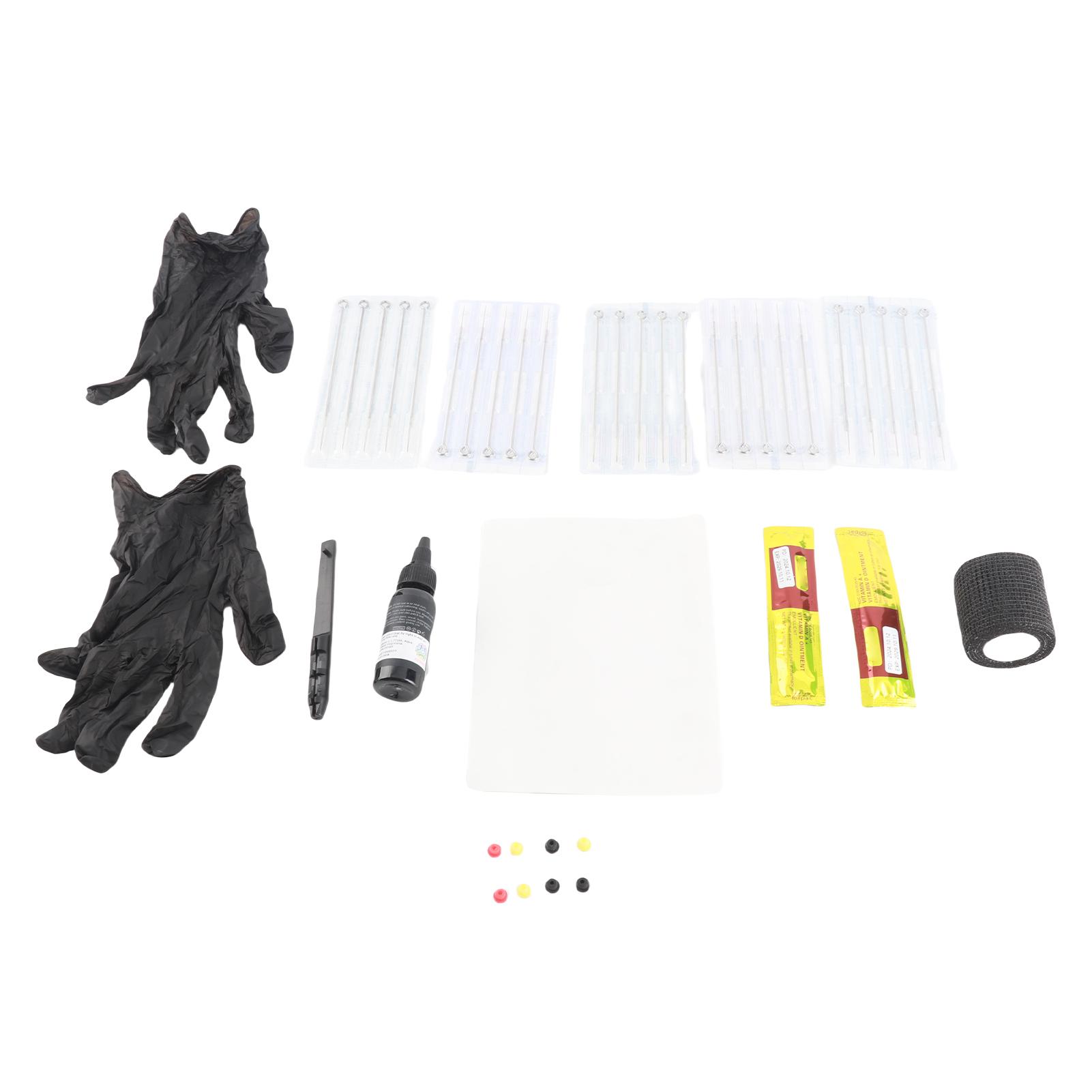 

Набор для макияжа с ручкой DIY Поставка Перчатки для чернил Набор булавок для практики Крем для восстановления кожи Type 1