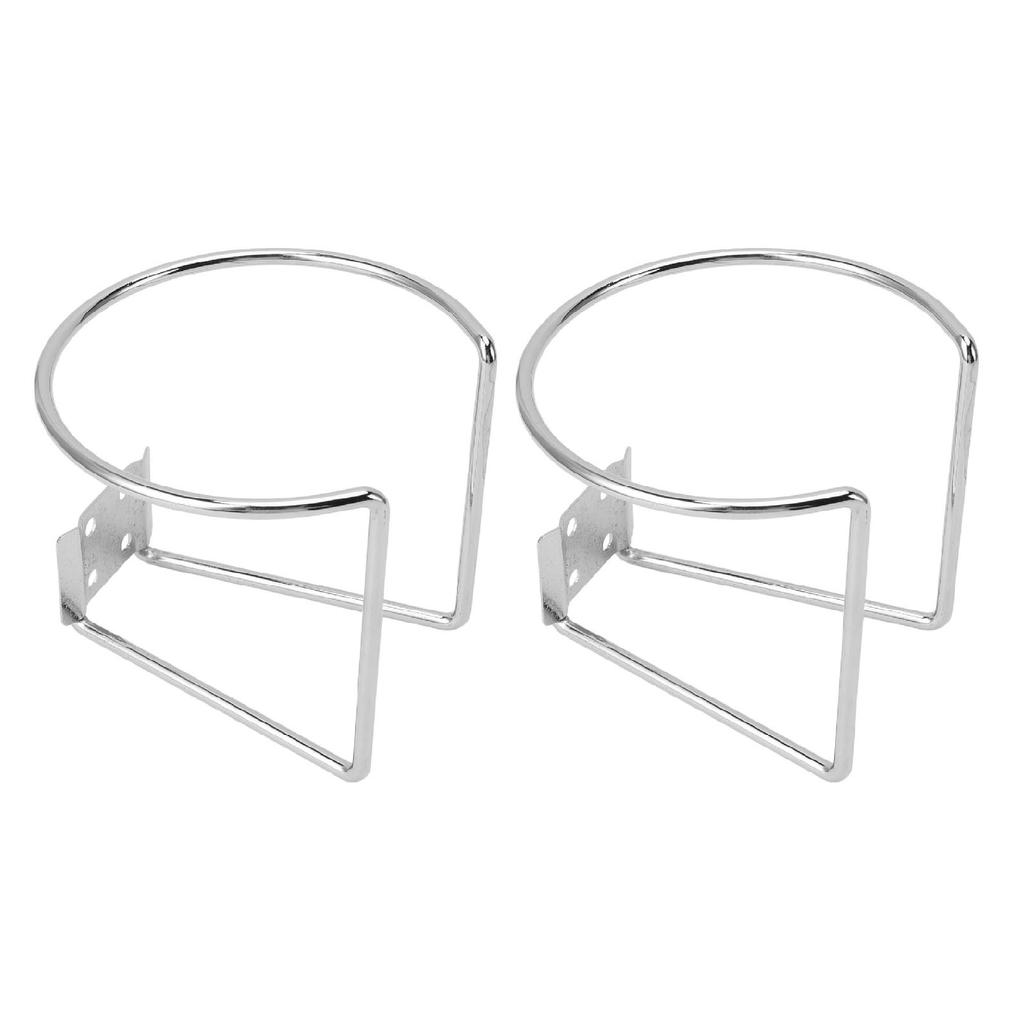 2Pcs Boat Cup Holder Multifunctional   Stainless Steel Drink Holder for Boat Yacht Truck Car Apartment RV