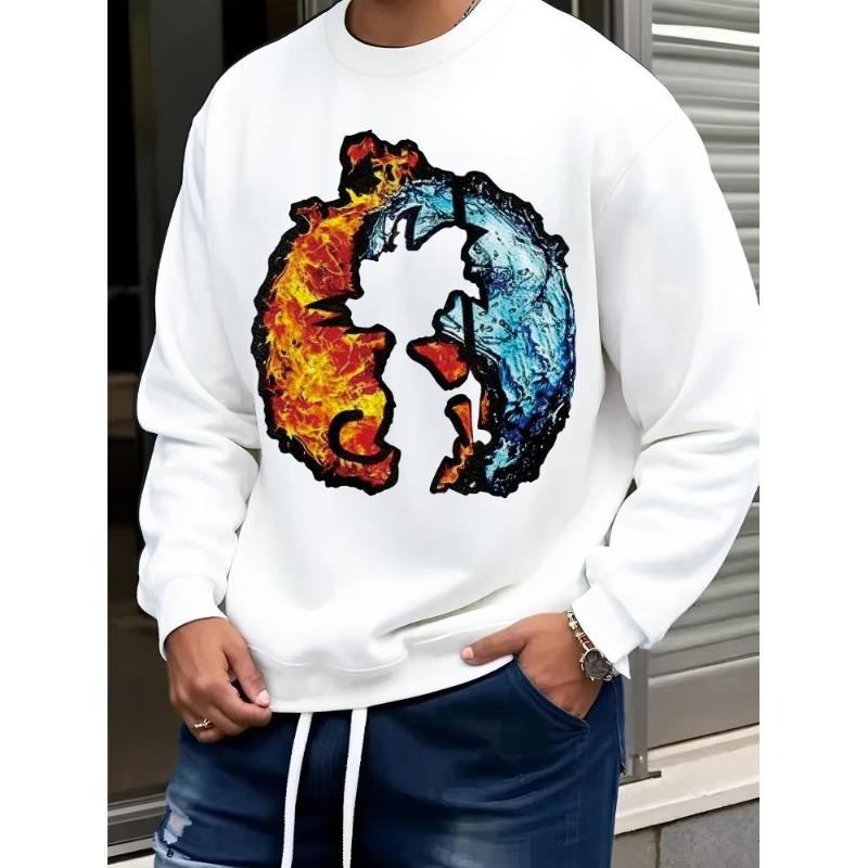 

Dragon Balls Crew Neck Sweatshirt, Antimicrobial Moisture-Wicking Fabric, Gym & Hiking Wear S