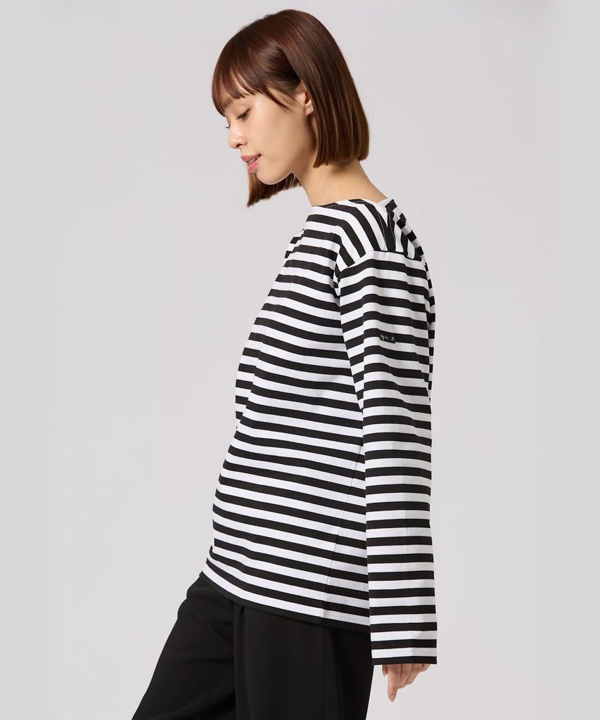agnes Striped Black b. T-shirt, Unisex, J008, Medium,