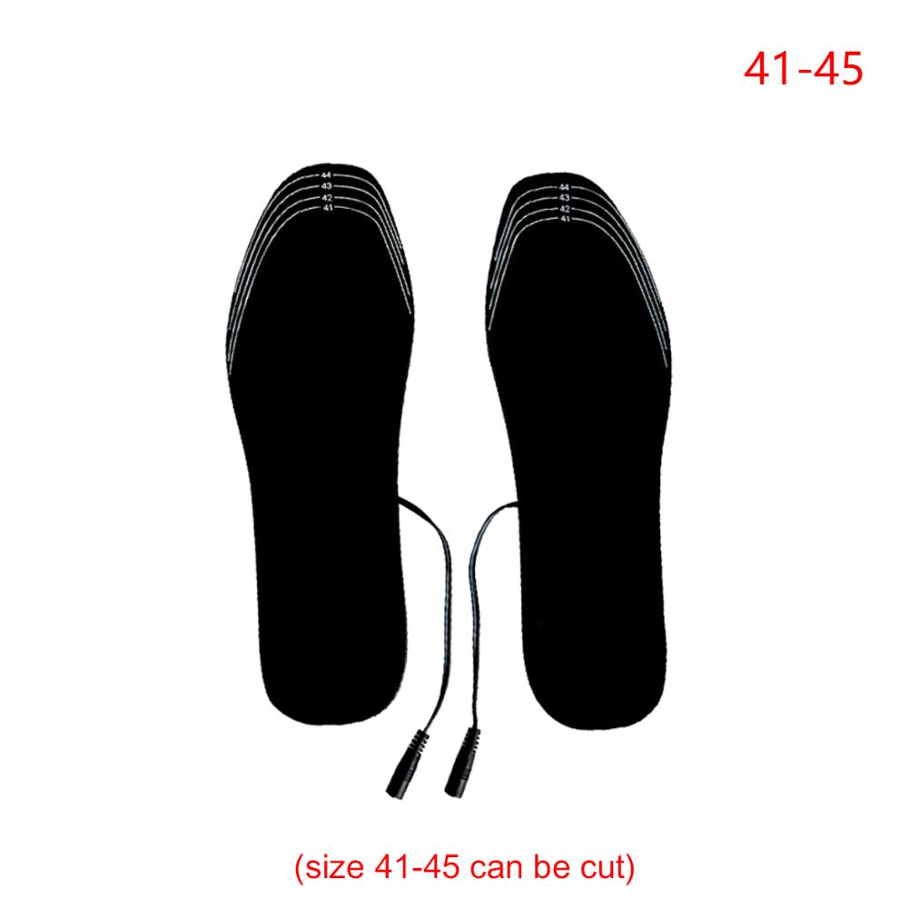 Winter Unisex Electric Foot Warmer USB Heated Shoe Insoles Electric Foot Outdoor Sports Thermal Shoe Pads Mat Accessories