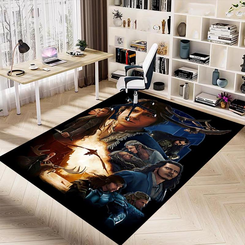 1pc Fantasy Adventure Carpet, for Home & Office Decor, Desk Chair Carpet, Festive Gift,Conference Room CarpetL1206