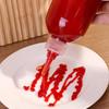 5Pcs Transparent Condiment Squeeze Bottles Jam Bottles Non-Drip Oil Liquid Dispenser Bbq Sauces Oil Container Cooking Gadget